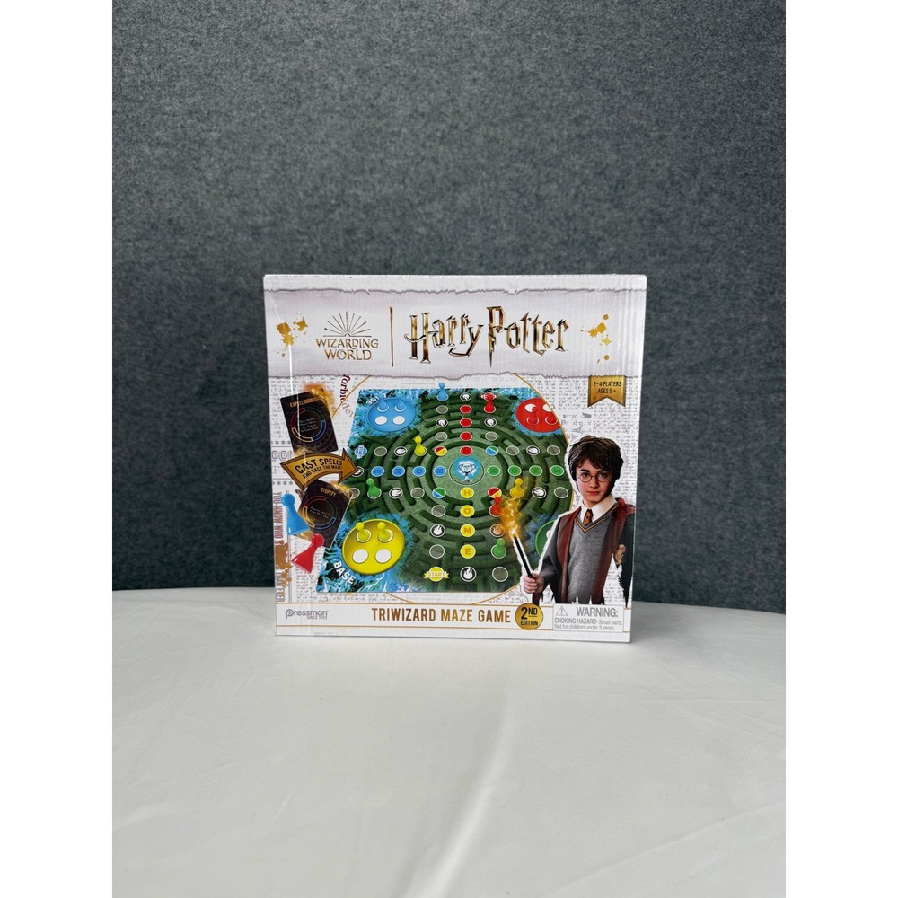 Harry Potter Triwizard Maze Game 2nd Edition Pressman Board Game 2-4 Players NEW